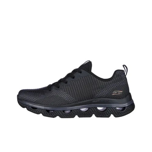 Skechers Bob's Sport Arc Waves Cushioning Anti Slip And Wear Resistant Low Top Casual Shoes Women's Black