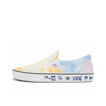 Slip On ComfyCush Vans 'Pastel Tie Dye'