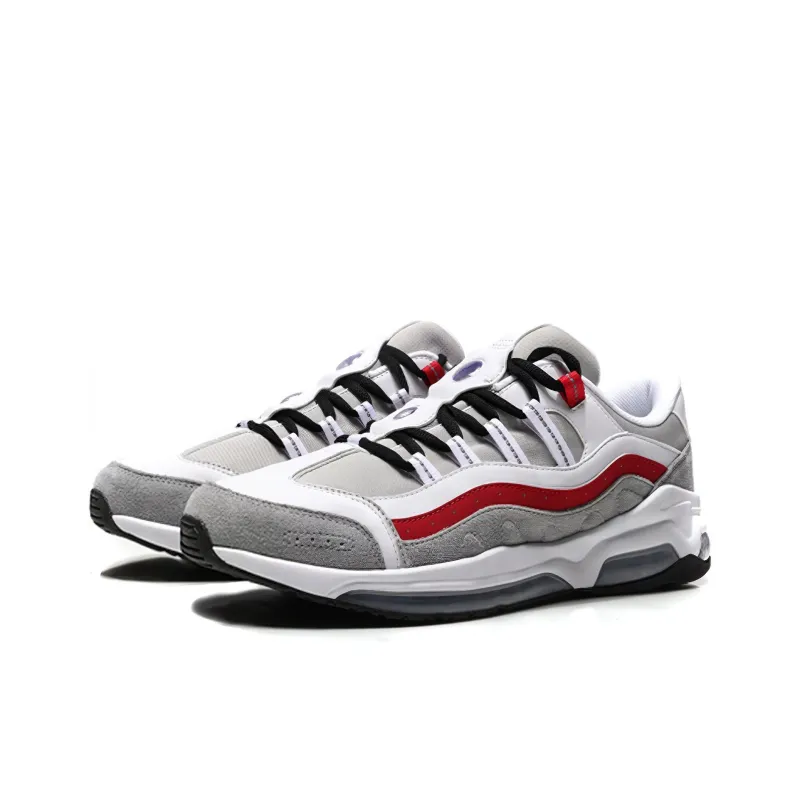 LiNing Back To The Future Cushioned Slip Resistant Low Top Casual Shoes Men's Glacier Gray-2
