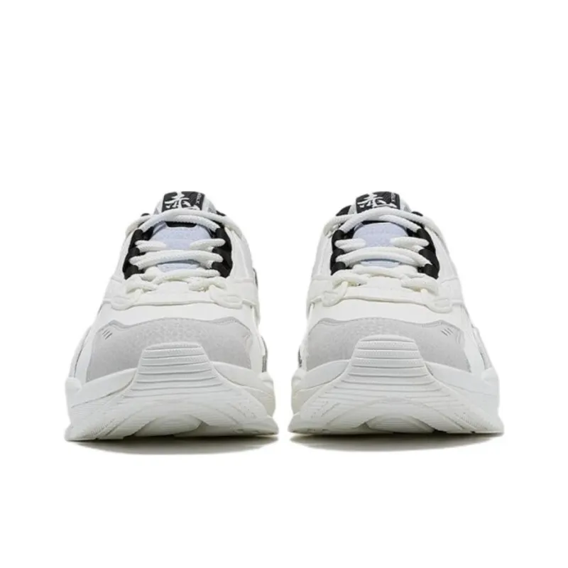 XTEP Red Rock 2.0 Wear Resistant Slip Resistant Low Top Sports Casual Shoes Women's White Gray-3