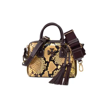TORY BURCH Python Skin Handbag, Shoulder Bag, Crossbody Bag Mini Women's Sand