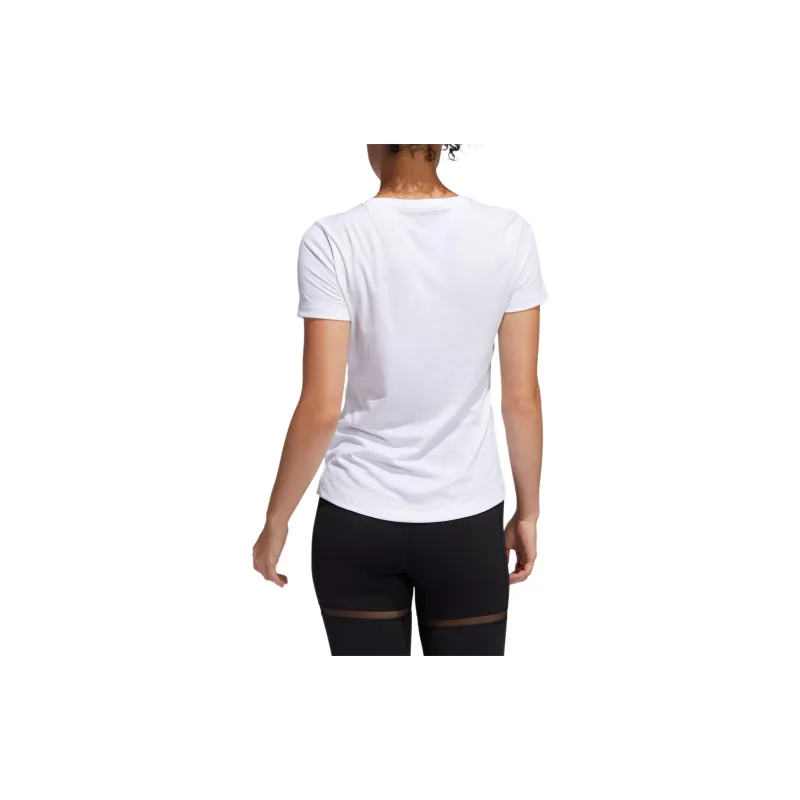 Adidas T Shirt Women's White/Black-1