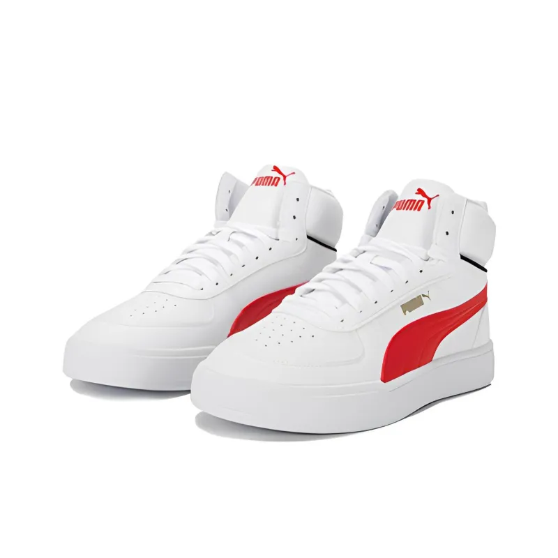 PUMA Caven Mid 'White Red'-2