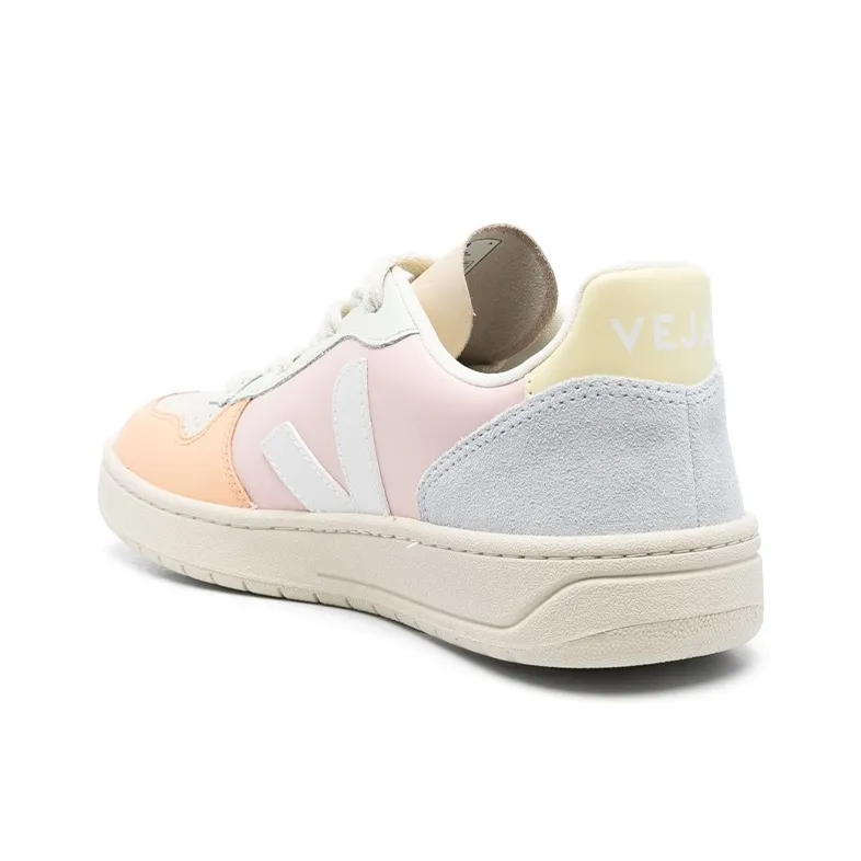 VEJA V 10 Leather Petale White Women's-3