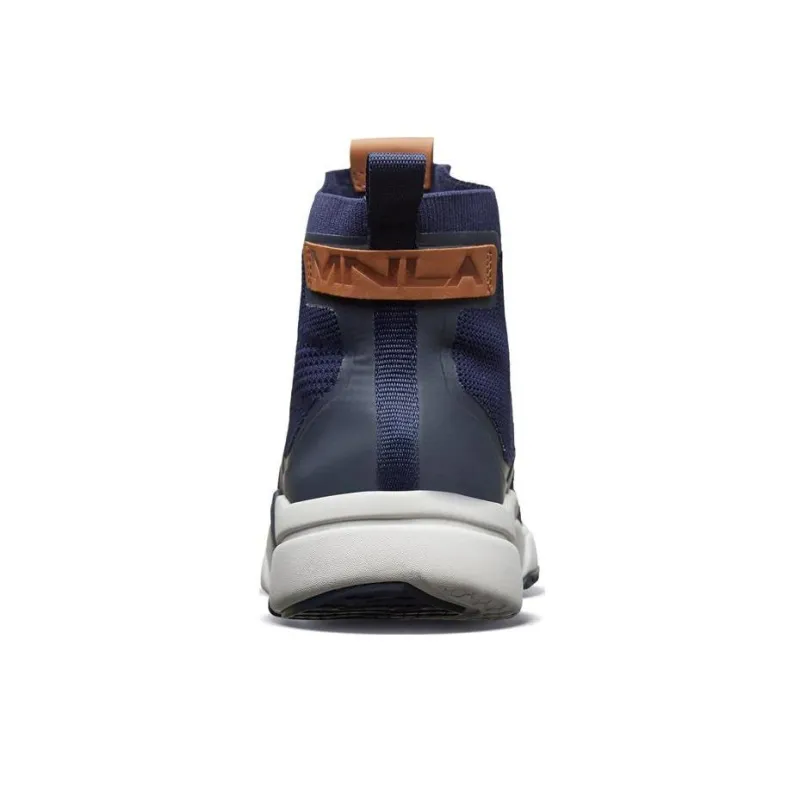 Skechers MARK NASONBlock Cushioning Anti-Slip And Wear-Resistant High-Top Sports Casual Shoes Navy-2