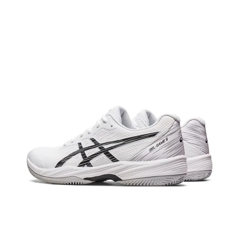 Asics Gel Game 9 Clay/OC White Black-3
