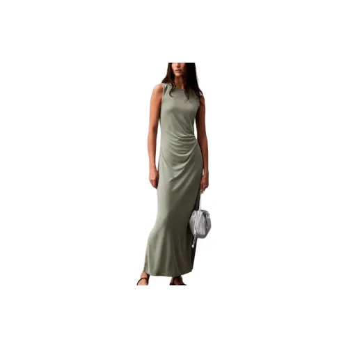 Calvin Klein Sleeveless Dresses Women's Small House Green