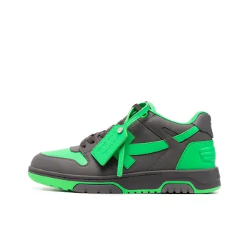 OFF WHITE Out Of Office Low Black Green Fluo
