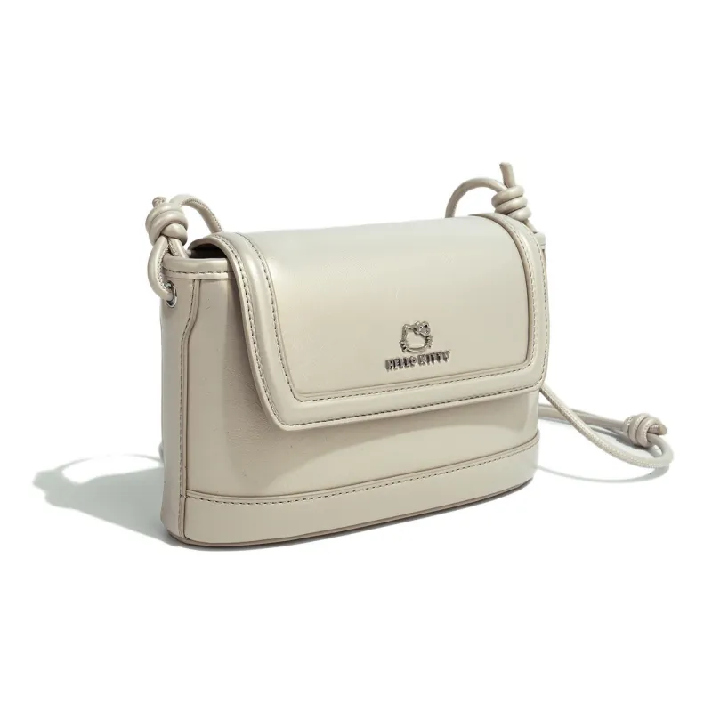 MESUCA Kitty Series PU With Synthetic Leather Crossbody Bag Small Size Women's Black/White/Ecru-14