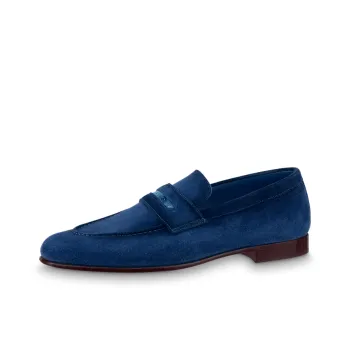 LOUIS VUITTON Glove Casual Shoes Men's Blue