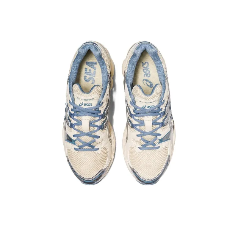 Asics Gel Nimbus 9 Wind And Sea Cream Blue-3