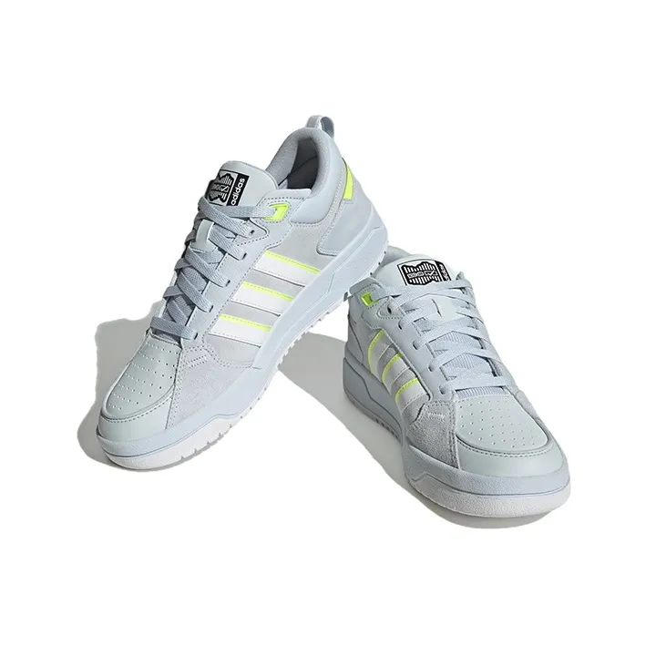 Adidas Neo 100DB 'Light Blue Neon Green'-2