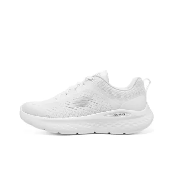 Skechers Go Run Lite Cushioning, Breathable, Lightweight Low Top Casual Running Shoes Women's White