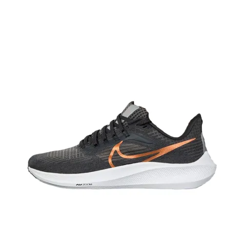 Nike Air Zoom Pegasus 39 Running Shoes Women's Low-Top Black/Orange