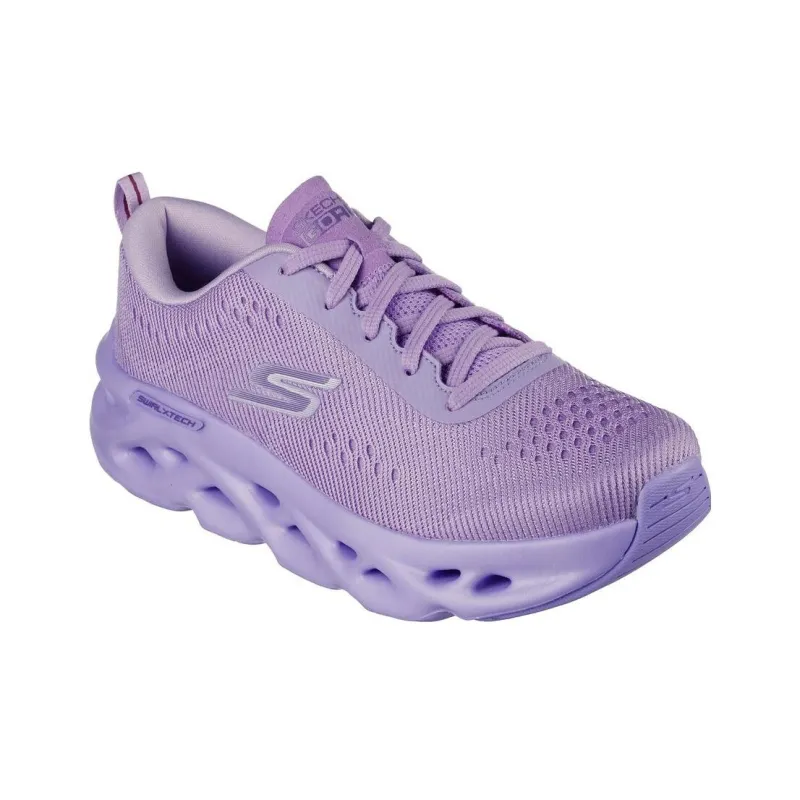 Skechers GO RUN Swirl Tech - Eazy Dayz Anti-Slip And Wear-Resistant Breathable Low-Top Running Shoes Women's Purple-2