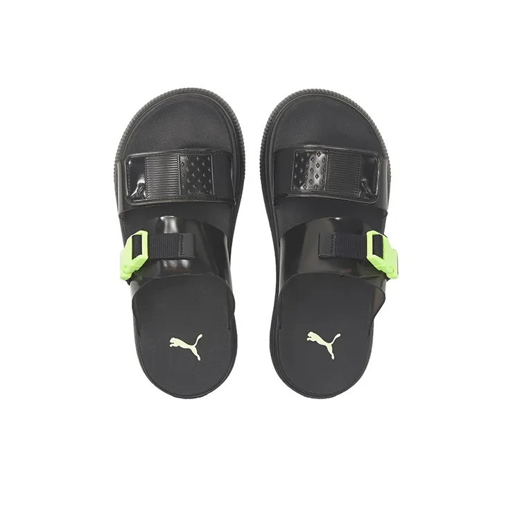 PUMA Suede Mayu Pop Sandal 'Black Fizzy Light' Women's-3