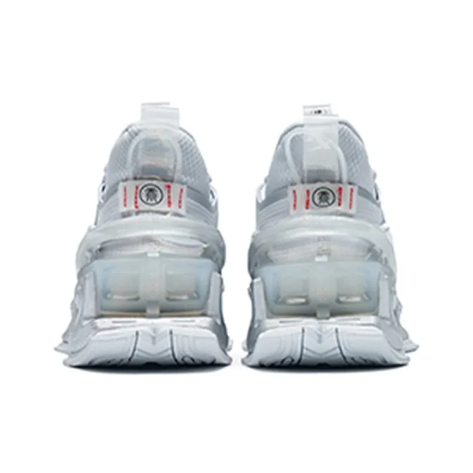 XTEP Sky Ride Collection Extreme Domain Anti Slip Wear Resistant Low Top Sports Casual Shoes Men's Gray Silver-3