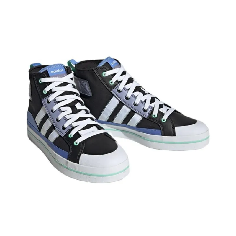 Adidas Neo City Canvas 'Black Blue'-2