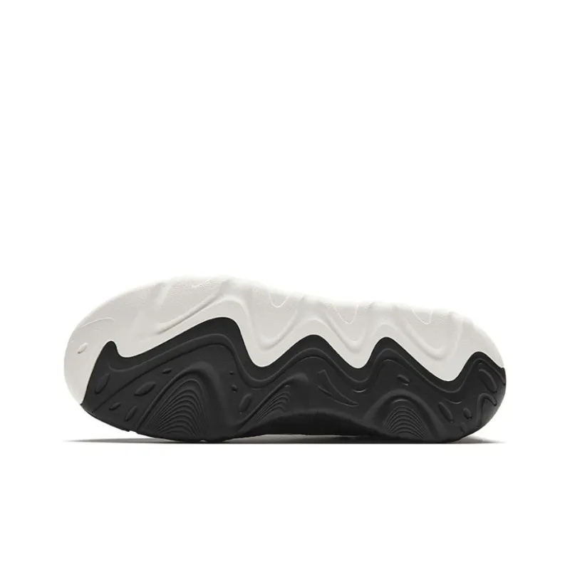 Anta Back Wave 1.0 Cushioning Wear-Resistant Low-Top Casual Shoes Men's Black White-4