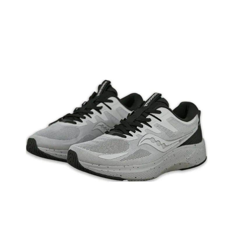 Saucony Lancer Cushioning, Slip Resistant, And Abrasion Resistant Low Top Casual Running Shoes Unisex Gray-3