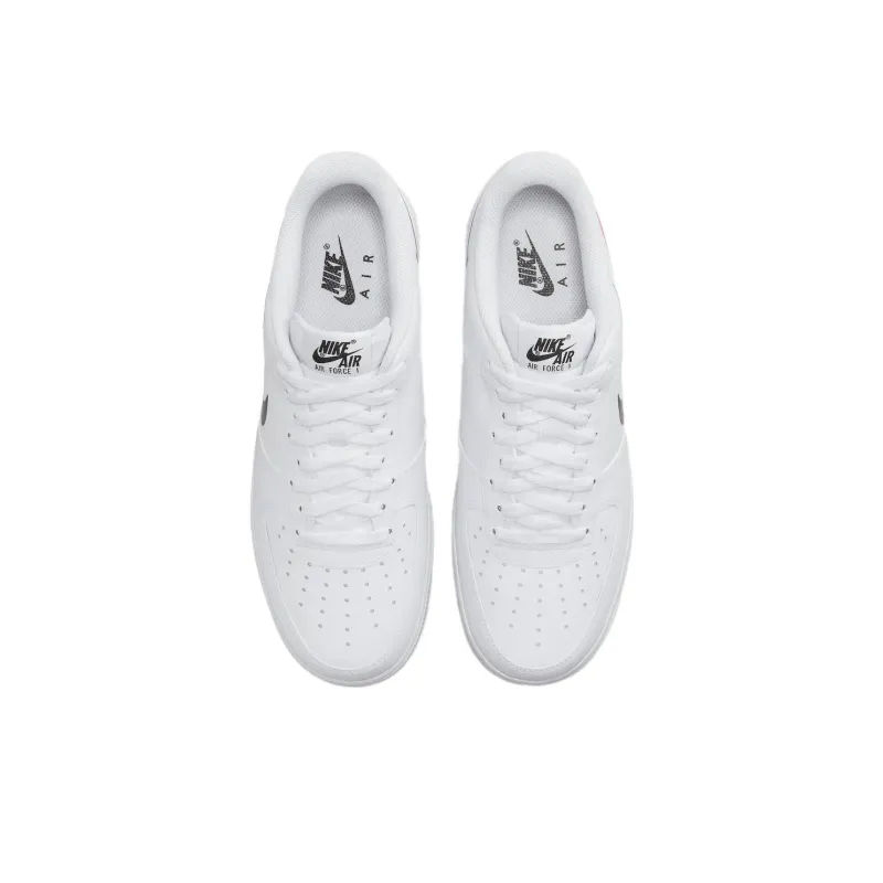 Nike Air Force 1 Low '07 Quadruple Swoosh White Navy Crimson-3