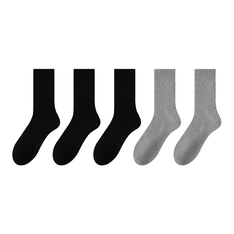 Moremoli Mid Calf Socks Unisex 5 Pack-14