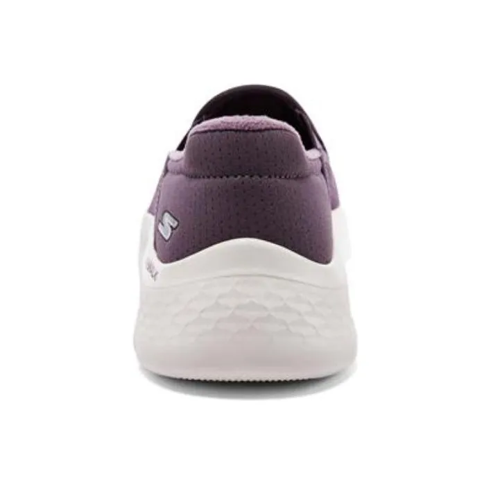 Skechers Go Walk Fle Cushioning Anti Slip And Wear Resistant Low Top Casual Shoes Women's Dark Purple-3