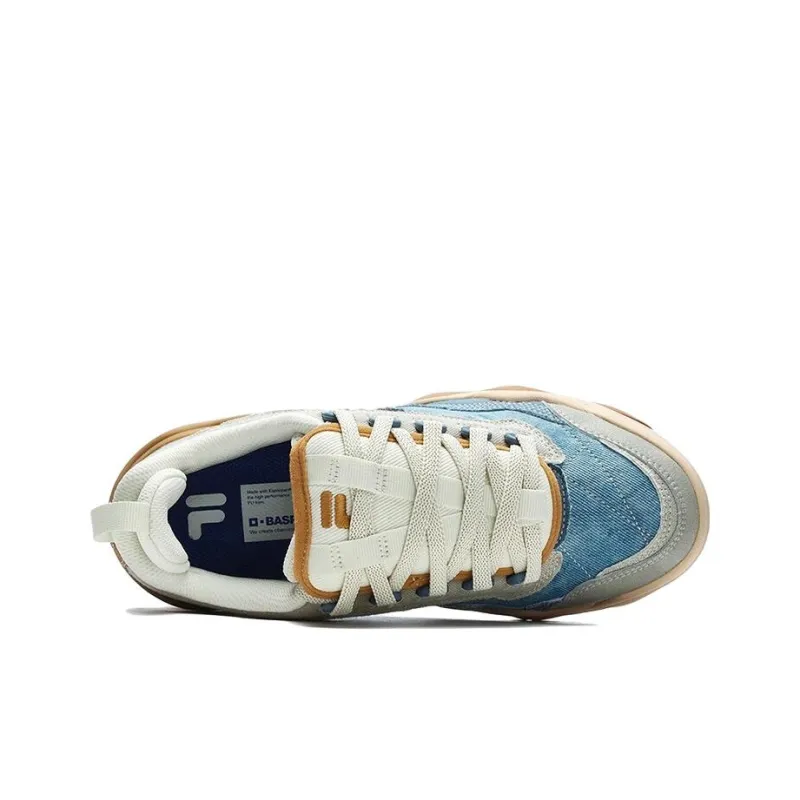 FILA FUSION Kick Sneakers 'Blue Grey Brown' Women's-3