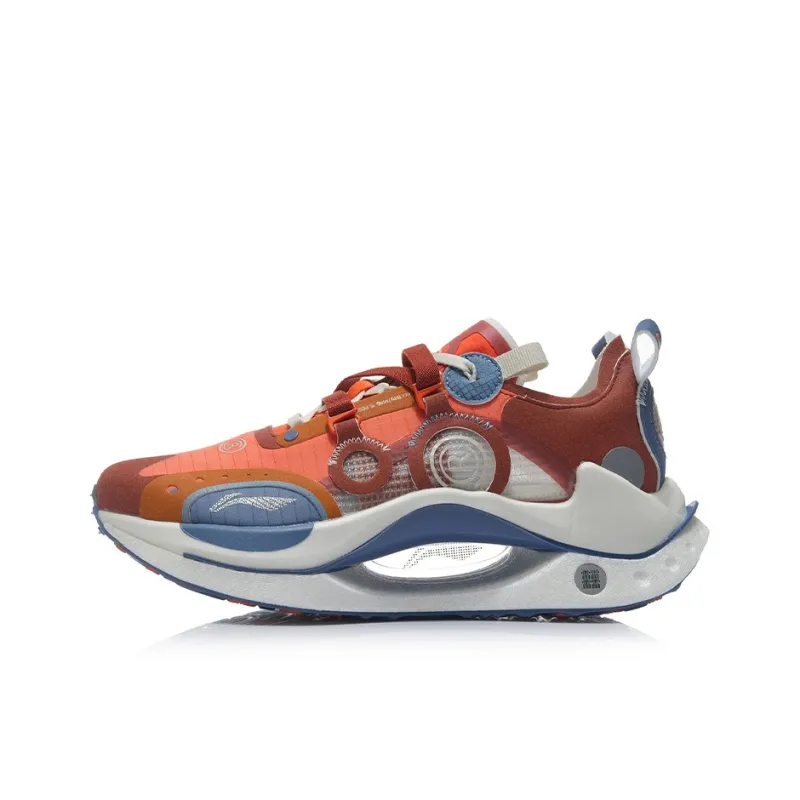 LiNing Jueying CRC Running Shoes Men Low Top Flame Orange/Caramel-0