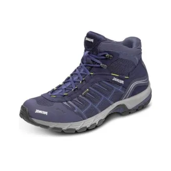 MEINDL Quebec Mid GTX Anti-Slip Wear-Resistant Mid-Top Outdoor Shoes Men's Ocean Blue Lime Gray