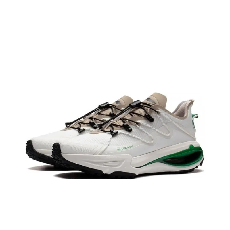 LiNing Yijie Durable Breathable Low Top Running Shoes Men's White Umber-2