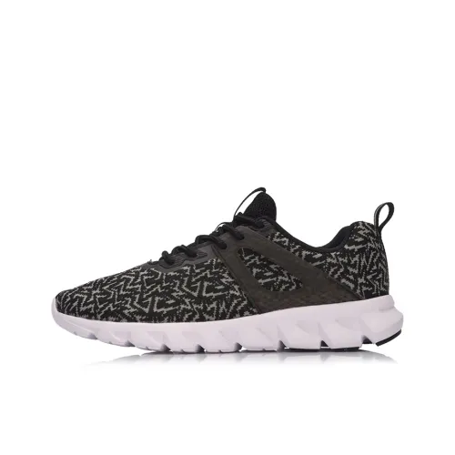 LINING Arc Element Running Shoes Women's Low-Top Black Gray