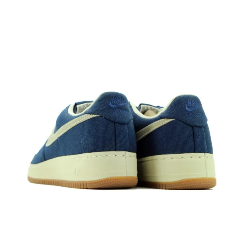 Nike Air Force 1 Low Supreme '07 'Midnight Navy' Anti-Slip Wear-Resistant Low-Top Skateboard Shoes Unisex Blue-3