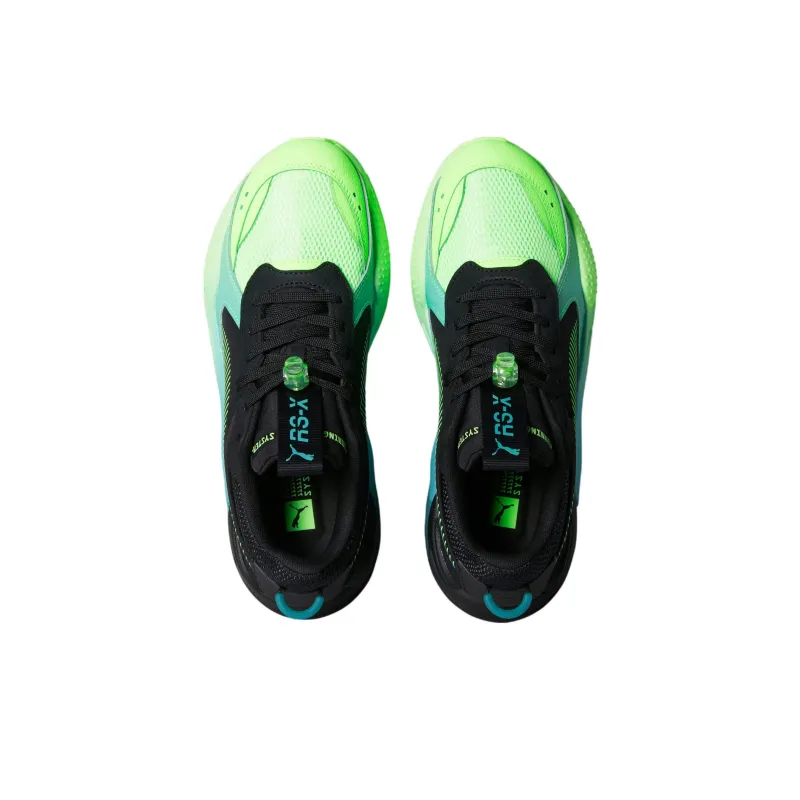 PUMA RS-X Fly Anti-Slip Wear-Resistant Low-Top Sports Casual Shoes Blue Black Green-2