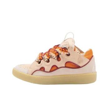 Lanvin Curb Low Top Stylish Skateboarding Shoes Women's Light Pink