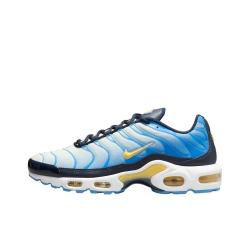 Nike Air Max Plus University Blue Topaz Gold Women's