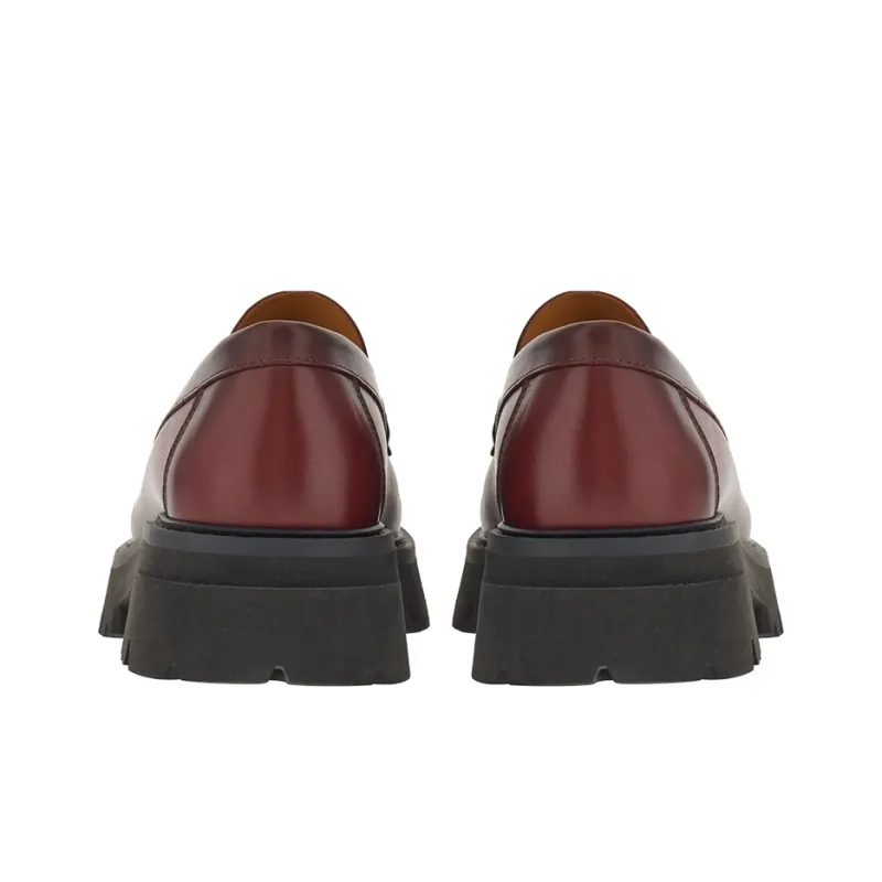 FERRAGAMO GANCINI Loafers Men's Purple-3