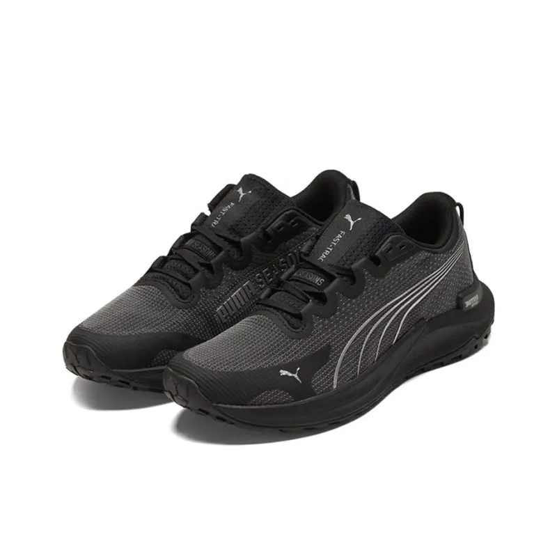 PUMA Fast Trac Nitro 'Black Metallic Silver' Women's-2