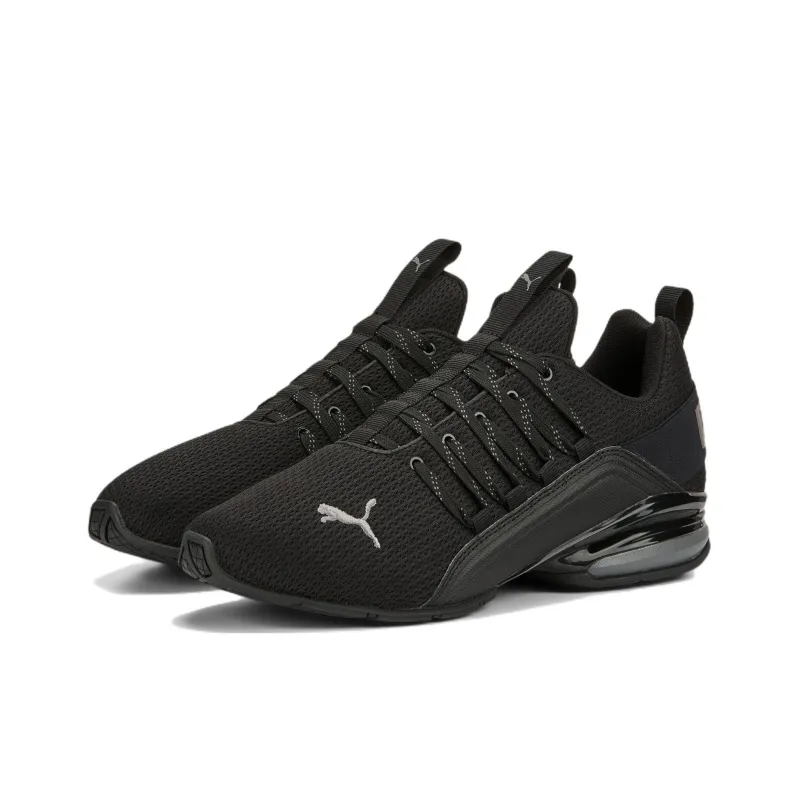 PUMA Axelion Anti Slip Wear Resistant Low Top Casual Running Shoes Men's Black-2
