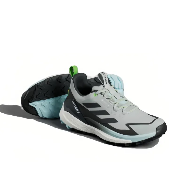 Adidas Terrex Free Hiker 2.0 Low Gore Tex Semi Flash Aqua Carbon Lucid Lime Women's-3
