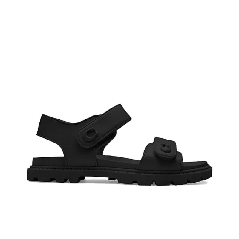 COACH Brynn Leather Sandals-1