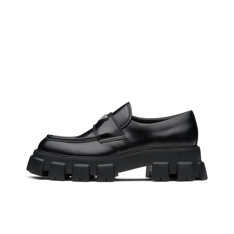 PRADA Monolith Loafer Black Men's-0