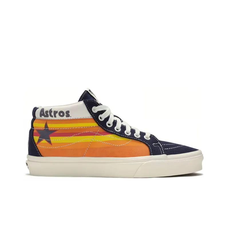 Vans Mlb X SK8 MID Reissue Astros 'Blue Yellow'-1