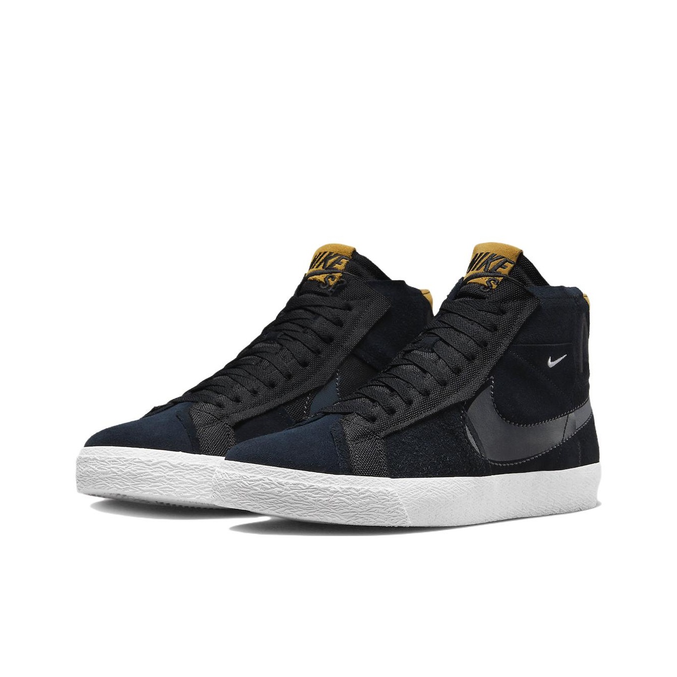 Nike Zoom Blazer Mid Premium SB 'Black Patchwork' - POIZON