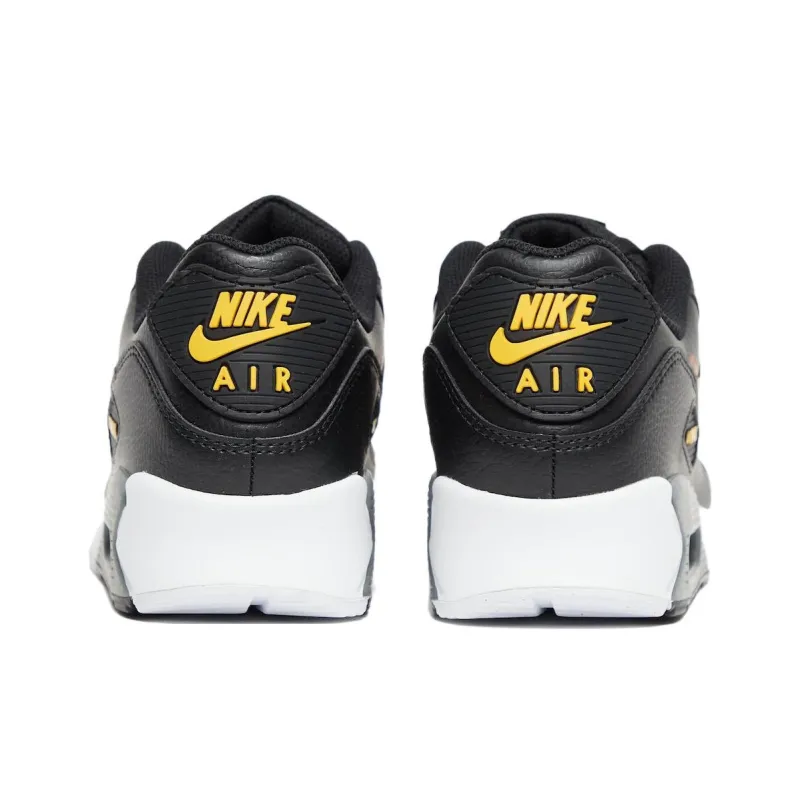 Nike Air Max 90 Cushioning Anti-Slip And Wear-Resistant Low-Top Sports Casual Shoes Black-4