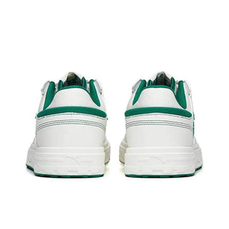 Anta Street Naughty Wear resistant And Lightweight Low Top Skateboard Shoes Women's White Green-3