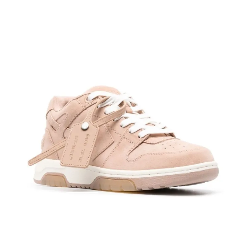 OFF-WHITE Out Of Office OOO Low Tops Dark Suede-2