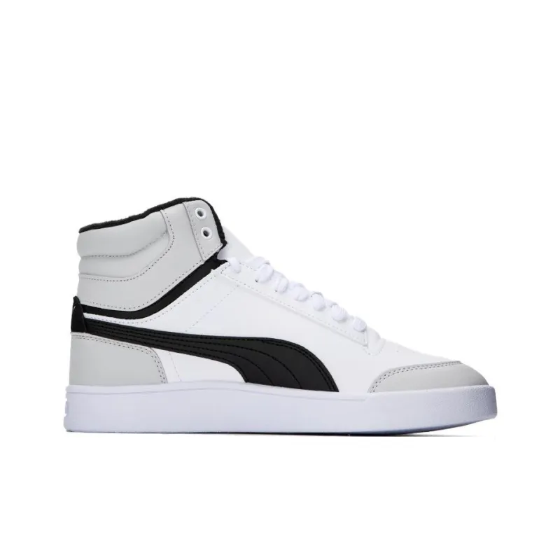PUMA Shuffle Mid Wtr 'White Black'-1