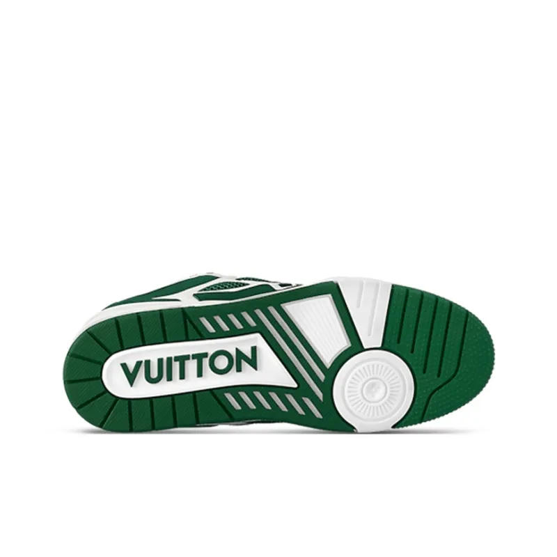 LOUIS VUITTON Lv Skate Sneaker Green White-4