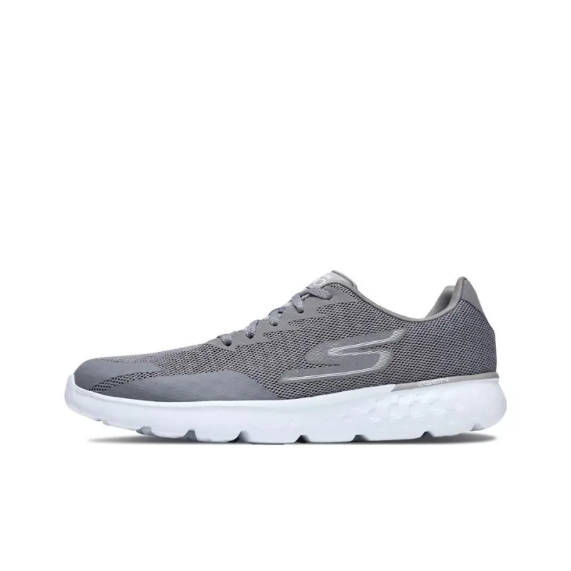 Skechers Go Run 400 Cushioning Anti-Slip And Wear-Resistant Low-Top Running Shoes Men's Gray-0